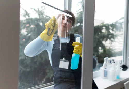 Nettoyage de vitres intérieures et extérieures à Démouville